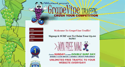 Desktop Screenshot of grapevinetrafficexchange.com